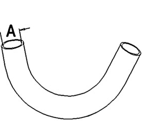 LRH-MF7209, Lower Radiator Hose