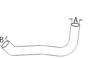 LRH-MF3281, Lower Radiator Hose